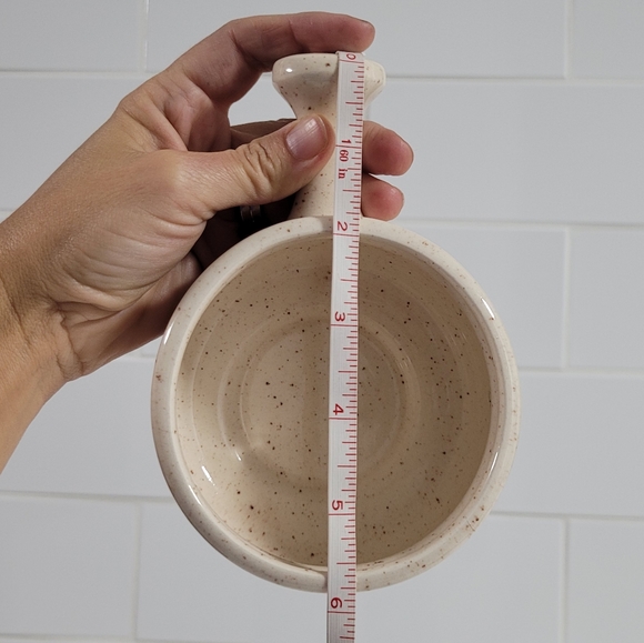 Vintage 84' Handmade French Onion Soup Bowls Set of 4 Retro Handcrafted Bowls - Picture 10 of 12